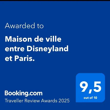 Appartement Maison De Entre Disneyland Et Paris. *